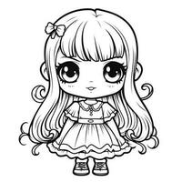 Kawaii Coloring Page photo