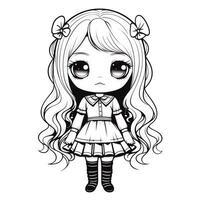 Kawaii Coloring Page photo