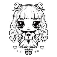 Kawaii Coloring Page photo