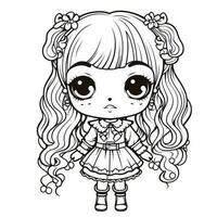 Kawaii Coloring Page photo