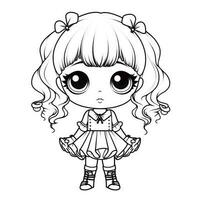 Kawaii Coloring Page photo