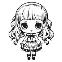 Kawaii Coloring Page photo