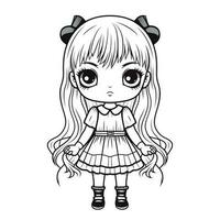 Kawaii Coloring Page photo