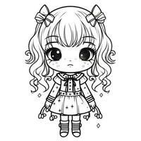 Kawaii Coloring Page photo