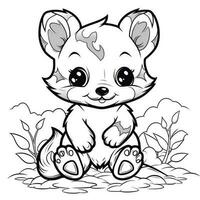 Kawaii Coloring Page photo