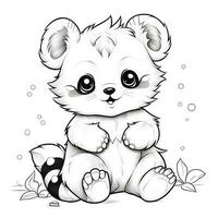 Kawaii Coloring Page photo