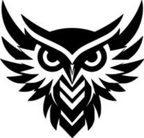 Owl - High Quality Vector Logo - Vector illustration ideal for T-shirt graphic