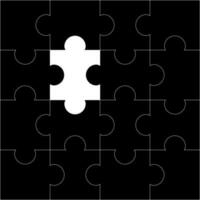 abstract background with puzzle pieces vector