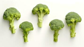 Photo of Broccoli isolated on white background
