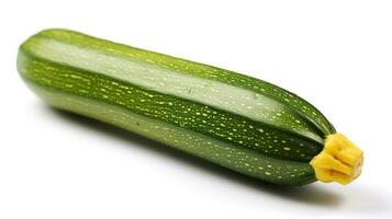 Photo of Zucchini isolated on white background