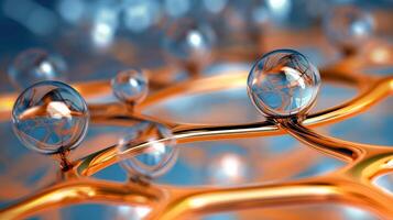 Medical studies of molecular structures. Science in the service of human. Technologies of the future in our life. molecule of medicine model, illustration photo