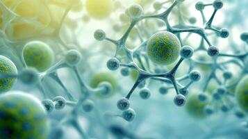 Medical studies of molecular structures. Science in the service of human. Technologies of the future in our life. molecule of medicine model, illustration photo