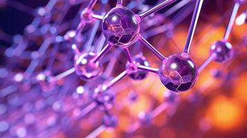 Medical studies of molecular structures. Science in the service of human. Technologies of the future in our life. molecule of medicine model, illustration photo