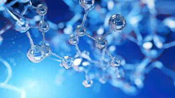 Medical studies of molecular structures. Science in the service of human. Technologies of the future in our life. molecule of medicine model, illustration photo