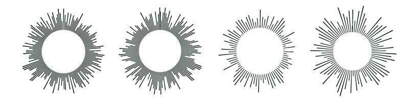 sonido ola recopilación. jugar ritmo con audio barras, voz mensajes, y radio iconos un sinfonía de música en vector forma. plano ilustraciones aislado en blanco antecedentes.