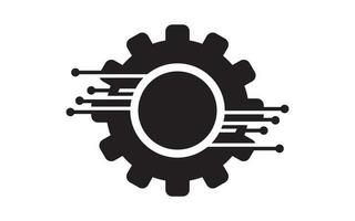 Gear icon for an application or website vector