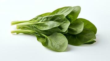 Photo of Spinach isolated on white background