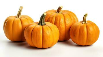 Photo of Pumpkins isolated on white background