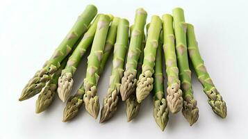 Photo of Asparagus isolated on white background