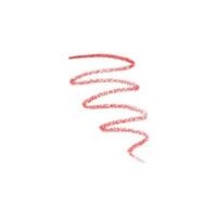 red textured Lip pencils drawing stroke. Vector cosmetics sample.