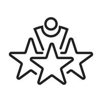 Work experience icon for apps or website vector