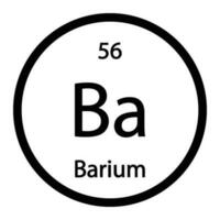 barium icon vector