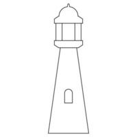 vector de icono de faro