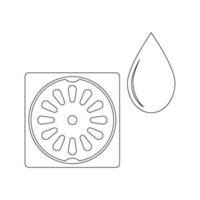 sewer icon vector