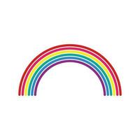 vector de icono de arco iris