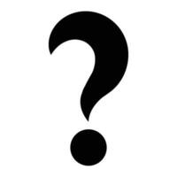 question mark icon vector