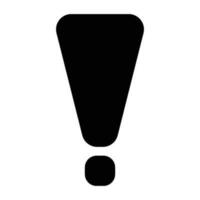exclamation mark icon vector