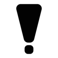 exclamation mark icon vector