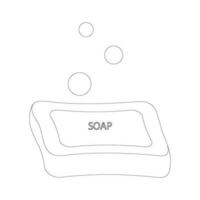 bar soap icon vector