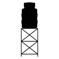 water reservoir icon vector