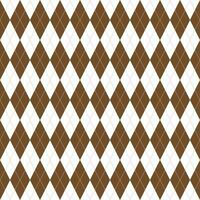 Seamless pattern of argyle, vector brown rhombus and gray lines.