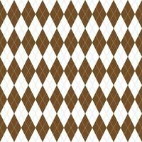 Seamless pattern of argyle, vector brown rhombus and gray lines.