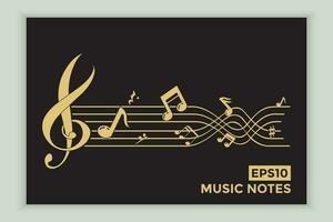 music scale or music note sign or symbol. musical scale icons element vector for banner material, background.