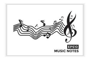 música escala o música Nota firmar o símbolo. musical escala íconos elemento vector para bandera material, antecedentes.