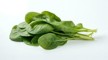 Photo of Spinach isolated on white background