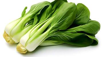 foto de bok choy aislado en blanco antecedentes