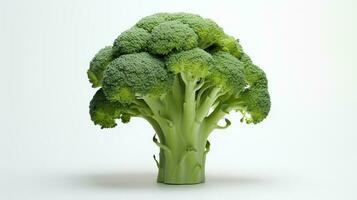foto de brócoli aislado en blanco antecedentes