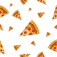 slice pizza pattern vector