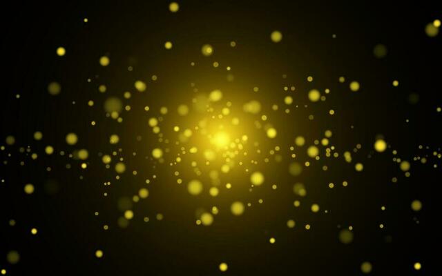 Golden luxury bokeh soft light abstract backgrounds, Vector eps 10 illustration bokeh particles, Backgrounds decoration