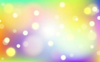 Colorful rainbow bokeh soft light abstract backgrounds, Vector eps 10 illustration bokeh particles, Backgrounds decoration