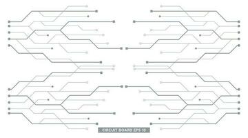circuit board technology background. future electronics tech concept. movement. vector illustration element