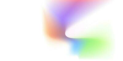 Abstract background light design horizontal template rainbow color on white vector