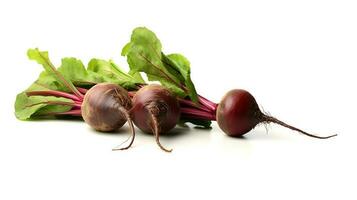 Photo of Beets isolated on white background