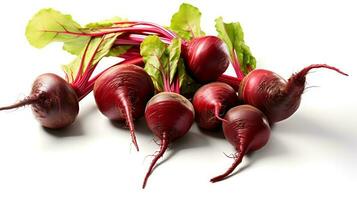 Photo of Beets isolated on white background