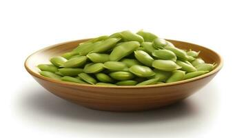 Photo of Peas seeds on minimalist plate