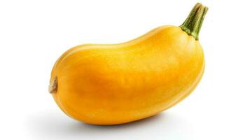 Photo of Butternut squash isolated on white background